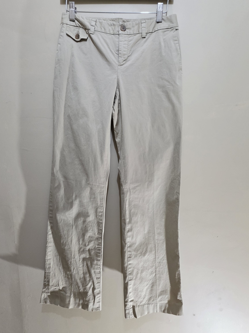 Banana Republic Martin Fit Stretch Chino Pants Womens Size 4 Beige